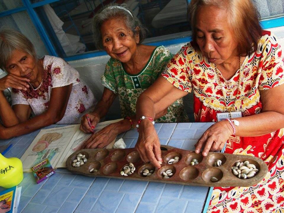 three elderly